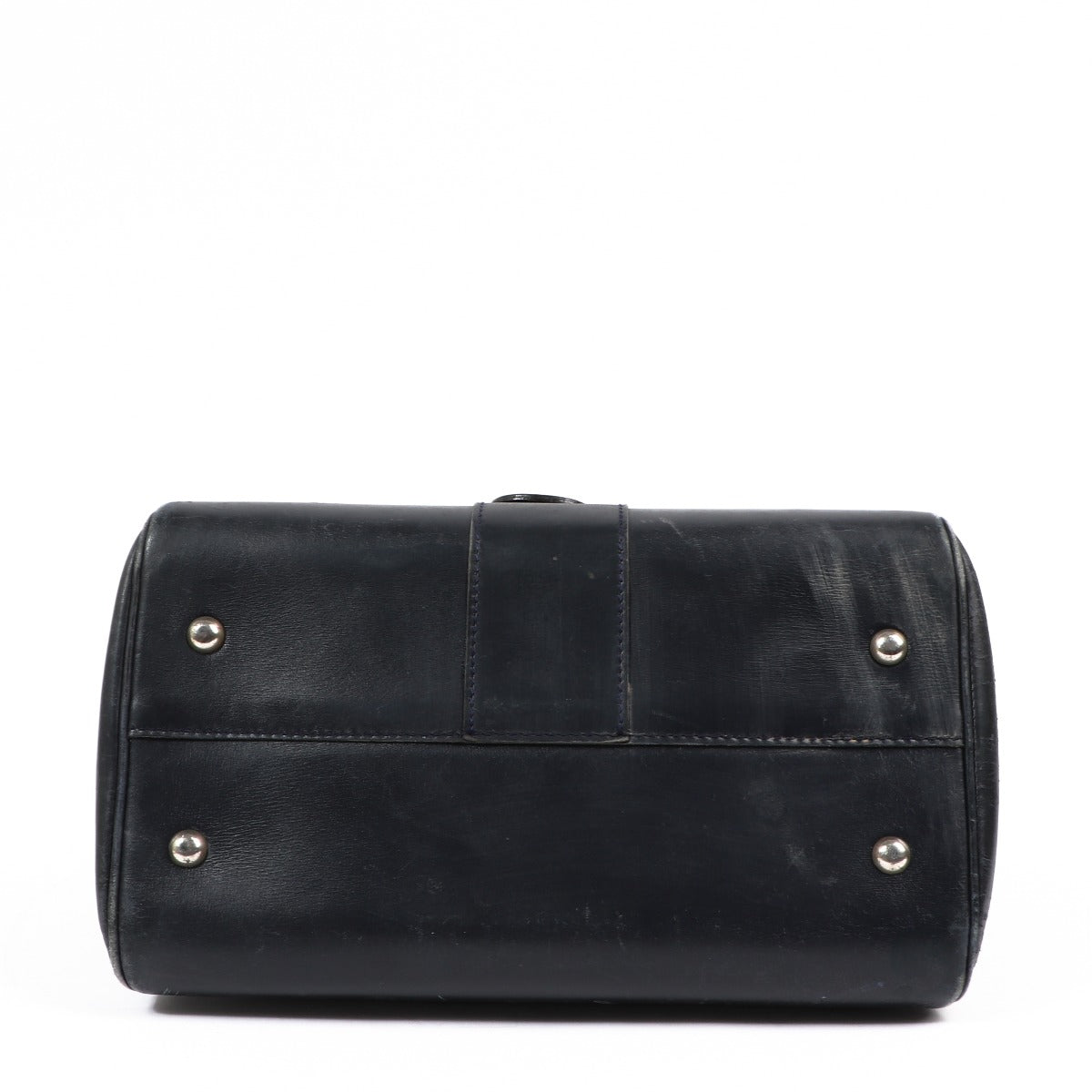 Buy an authentic Delvaux Midnight Blue Calfskin Brillant PM Top Handle Bag in very good condition at Labellov in Antwerp.