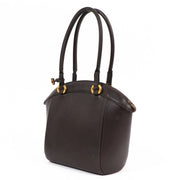 Buy an authentic second-hand Delvaux Brown Leather Charme Top Handle Bag in preloved condition at Labellov in Antwerp.
