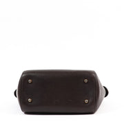 Buy an authentic second-hand Delvaux Brown Leather Charme Top Handle Bag in preloved condition at Labellov in Antwerp.