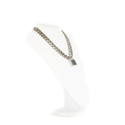 Shop and sell your Celine Le 16 Silver Brass Padlock Necklace for the best price at Labellov vintage designer luxury shop.