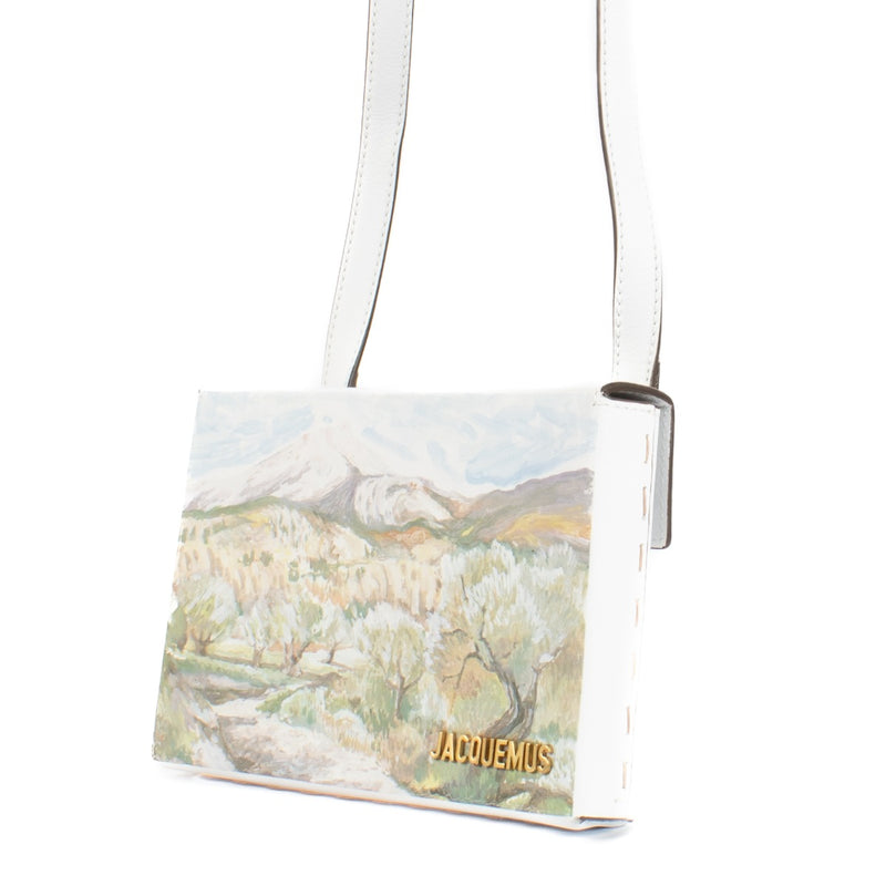 Shop safe online at Labellov in Antwerp, Brussels and Knokke this 100% authentic second hand Jacquemus White Le Tableau Bag