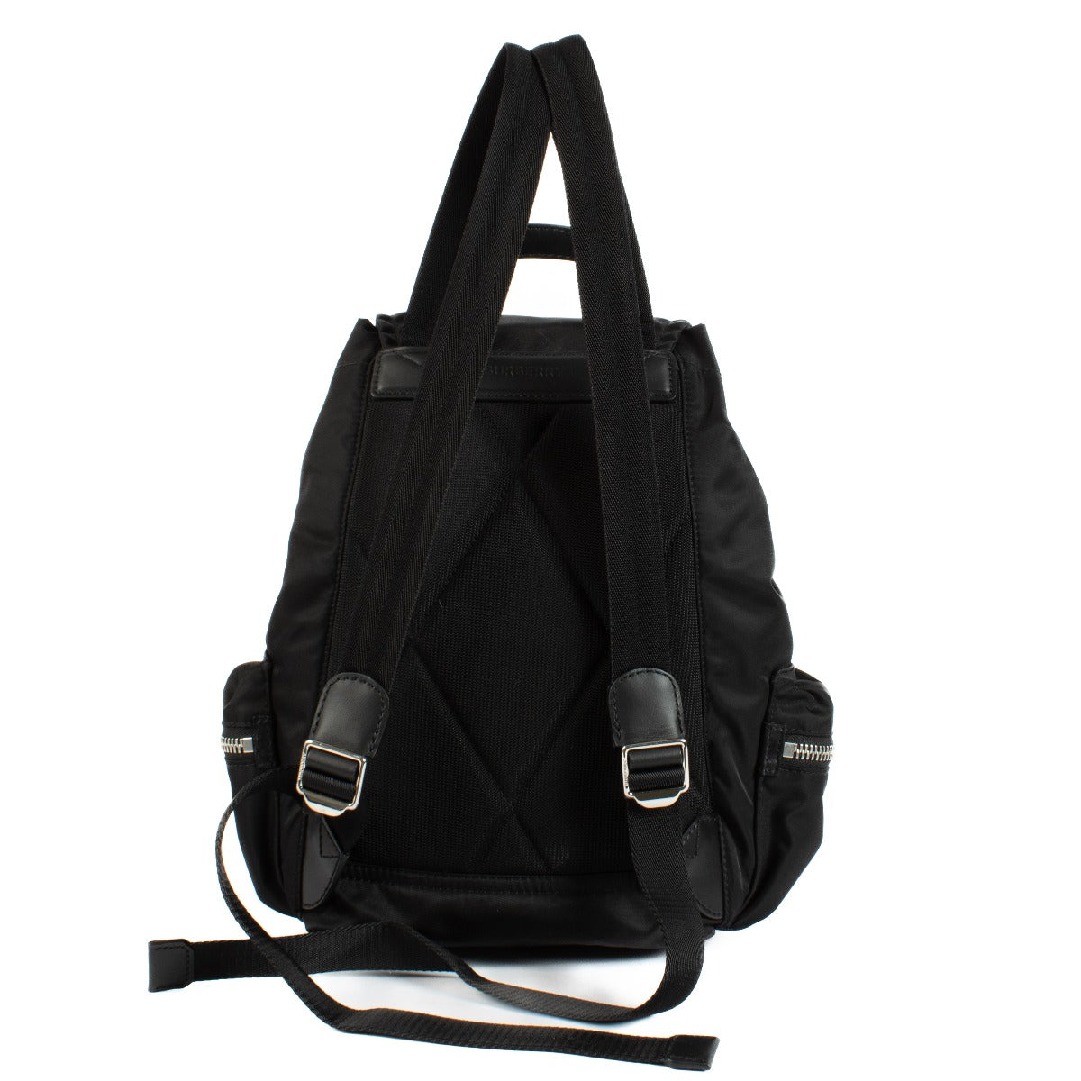 Shop safe online at Labellov in Antwerp, Brussels and Knokke this 100% authentic second hand Burberry Black Econyl Logo Rucksack Backpack
