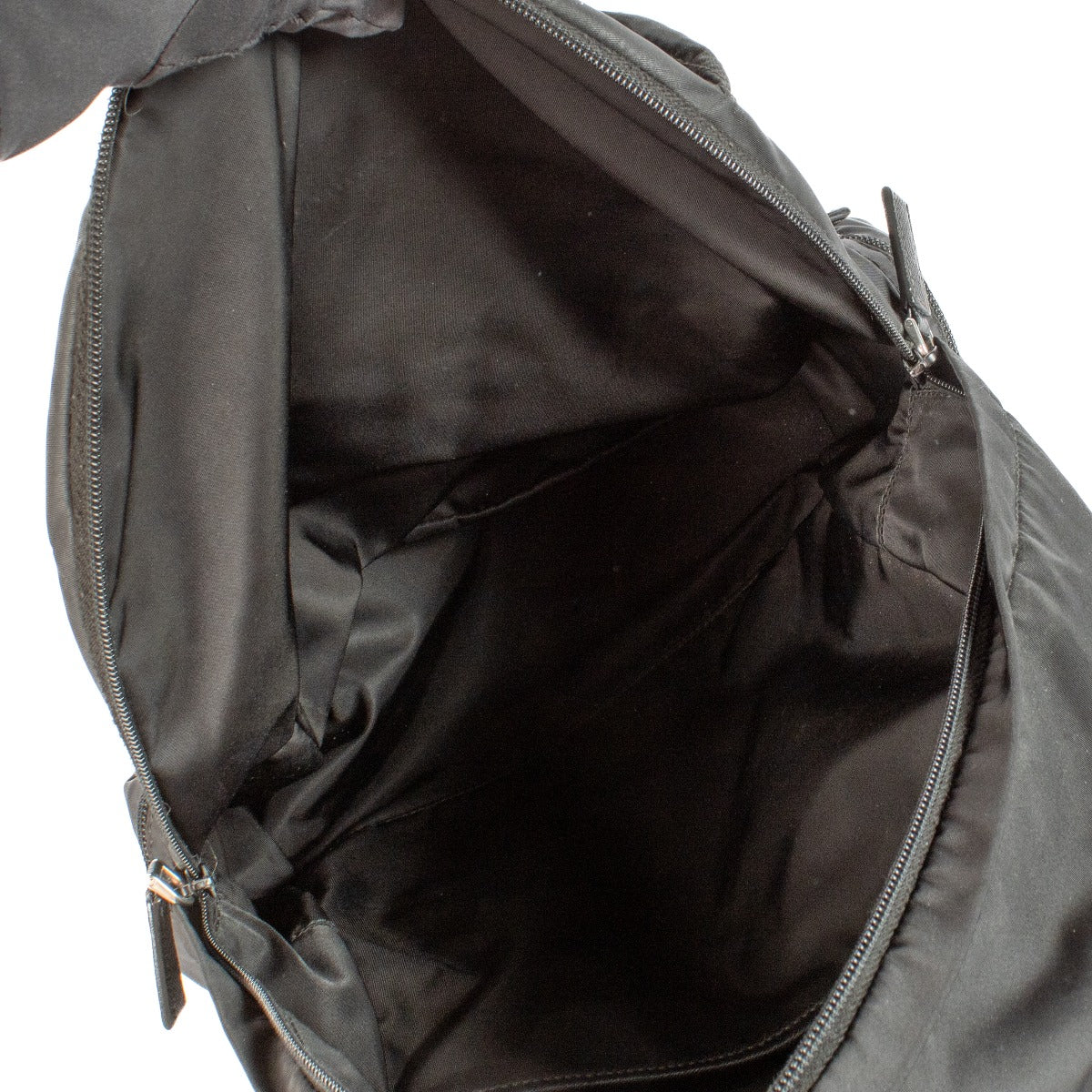 Shop safe online at Labellov in Antwerp, Brussels and Knokke this 100% authentic second hand Prada Black Nylon Frankenstein Backpack