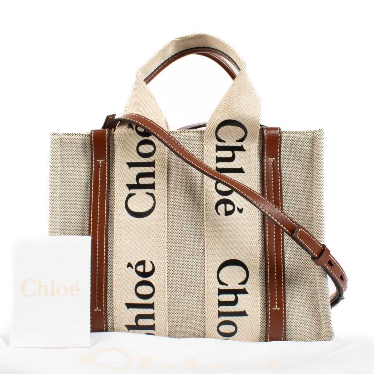 Authentic second hand Chloé Beige Small Woody Bag on Labellov.com