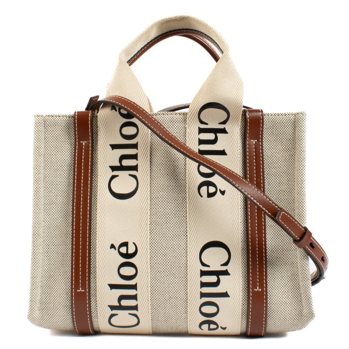 Authentic second hand Chloé Beige Small Woody Bag on Labellov.com