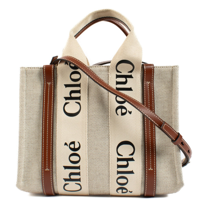 Authentic second hand Chloé Beige Small Woody Bag on Labellov.com