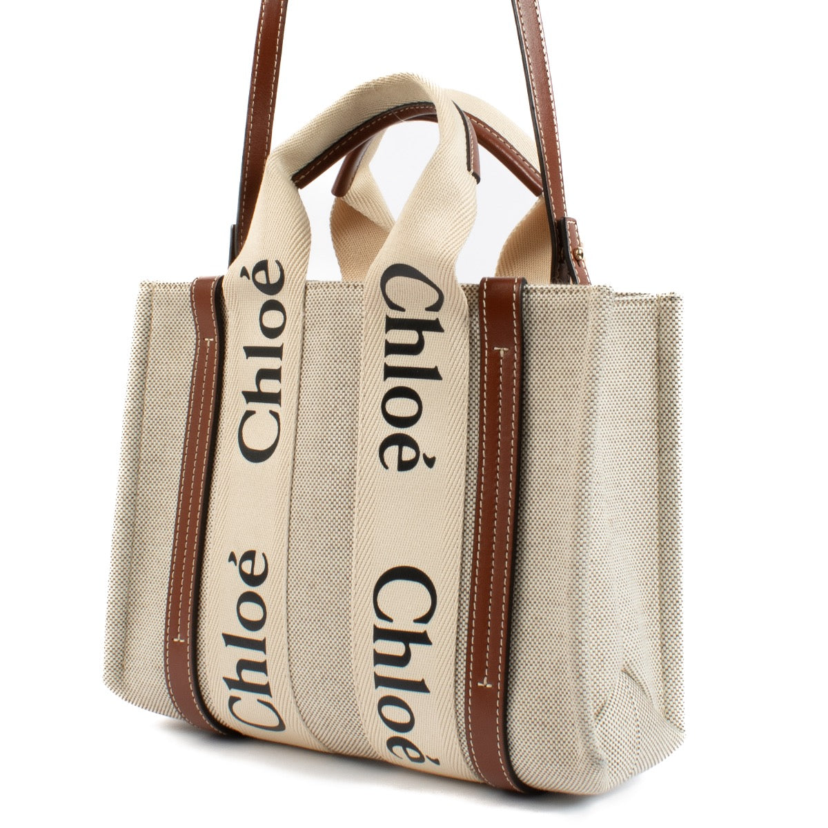 Authentic second hand Chloé Beige Small Woody Bag on Labellov.com