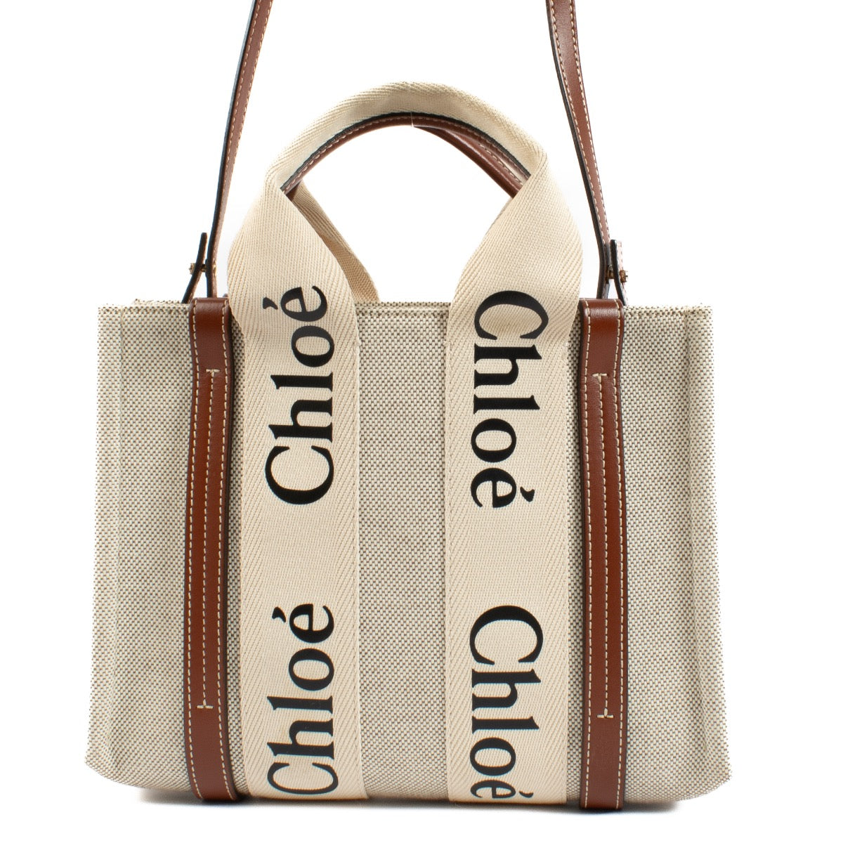 Authentic second hand Chloé Beige Small Woody Bag on Labellov.com