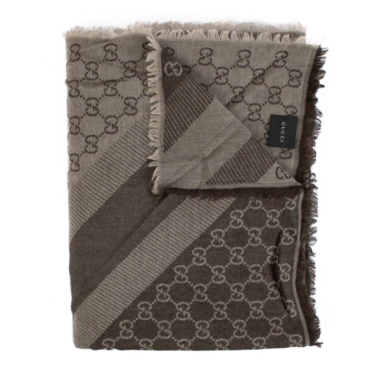 Gucci Grey GG Shawl