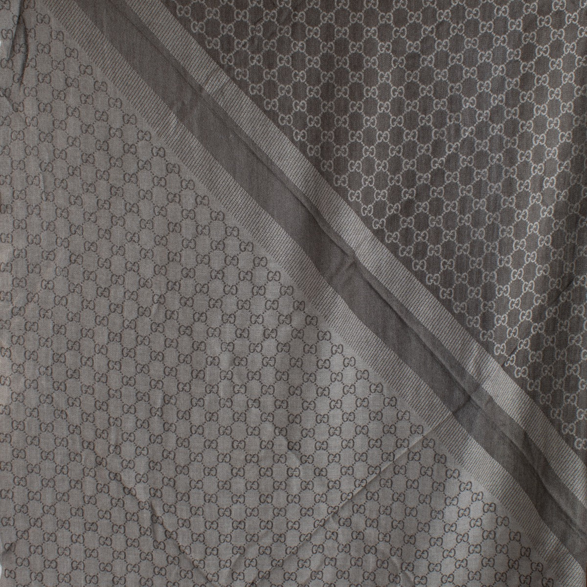 Gucci Grey GG Shawl
