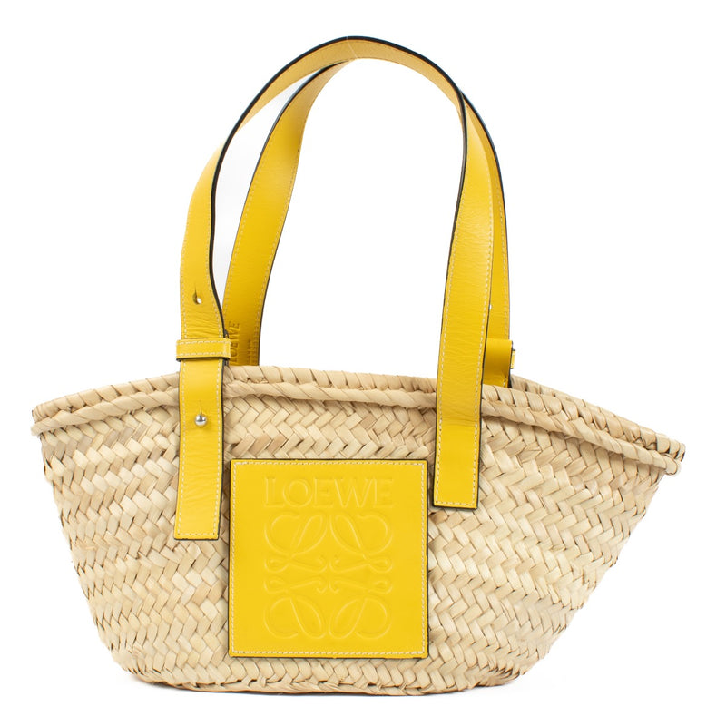 Shop 100% authentic Loewe Yellow Small Basket Bag on Labellov.com