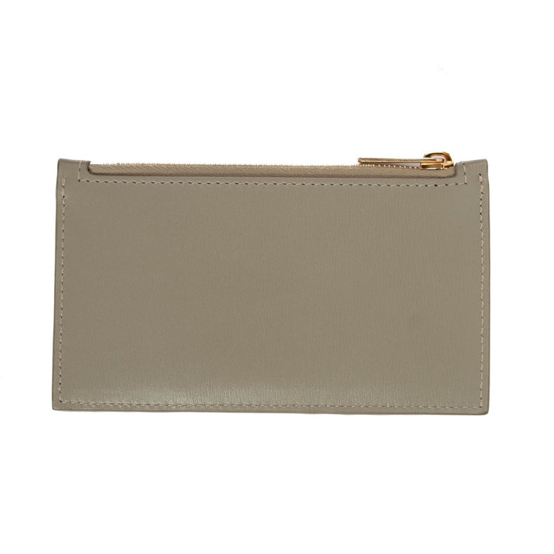 Celine Grey Essentials Compact Card Holder