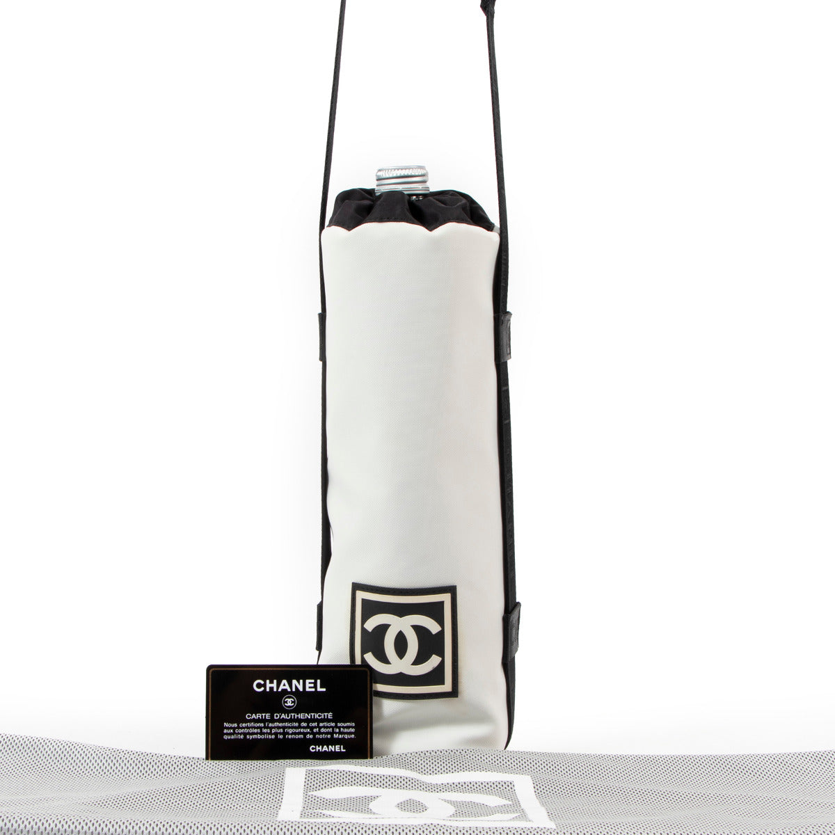 Chanel Vintage Sport Waterfleshouder Crossbody Tas