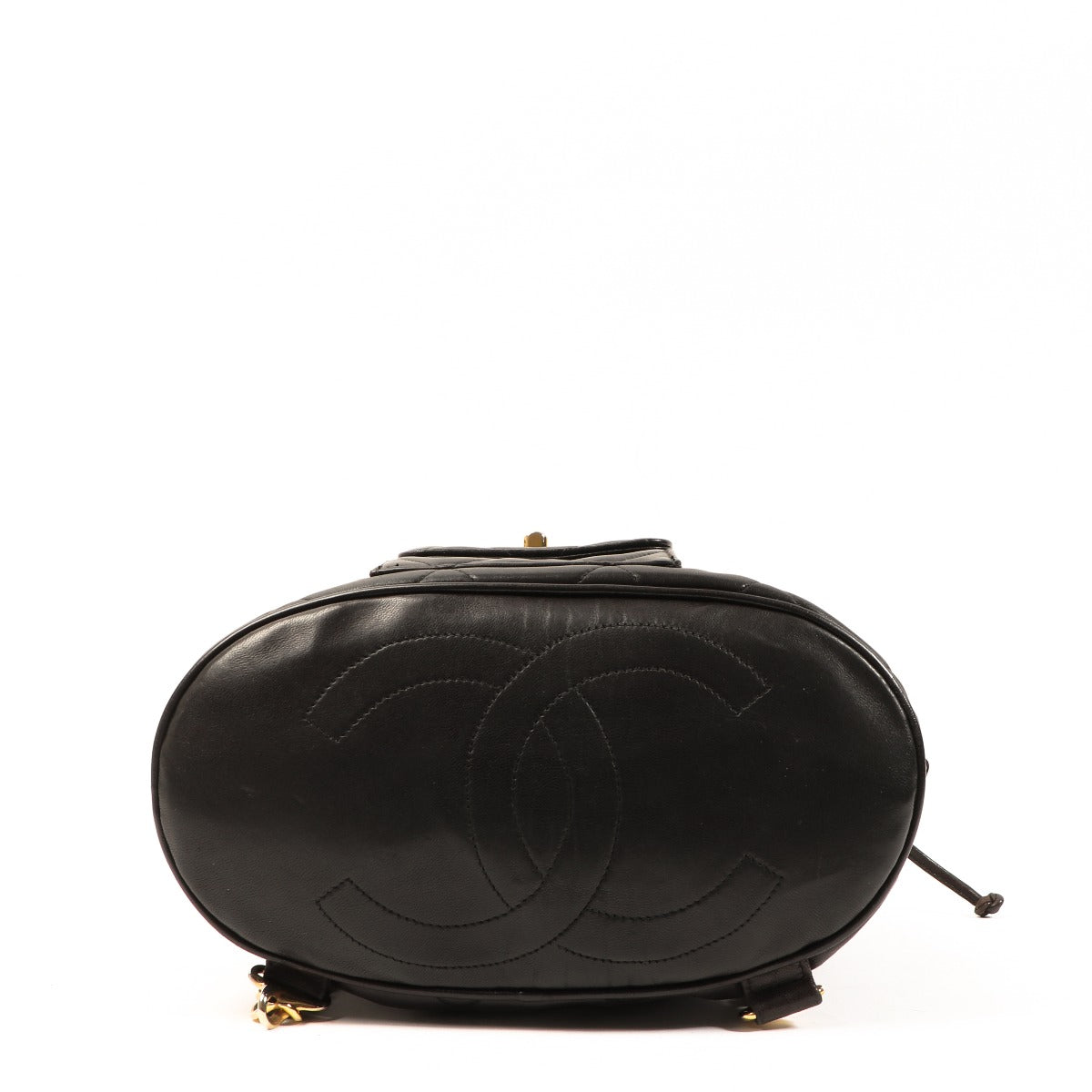 Buy an authentic second-hand Chanel Black Quilted Lambskin Duma Backpack in very good condition at Labellov in Antwerp.