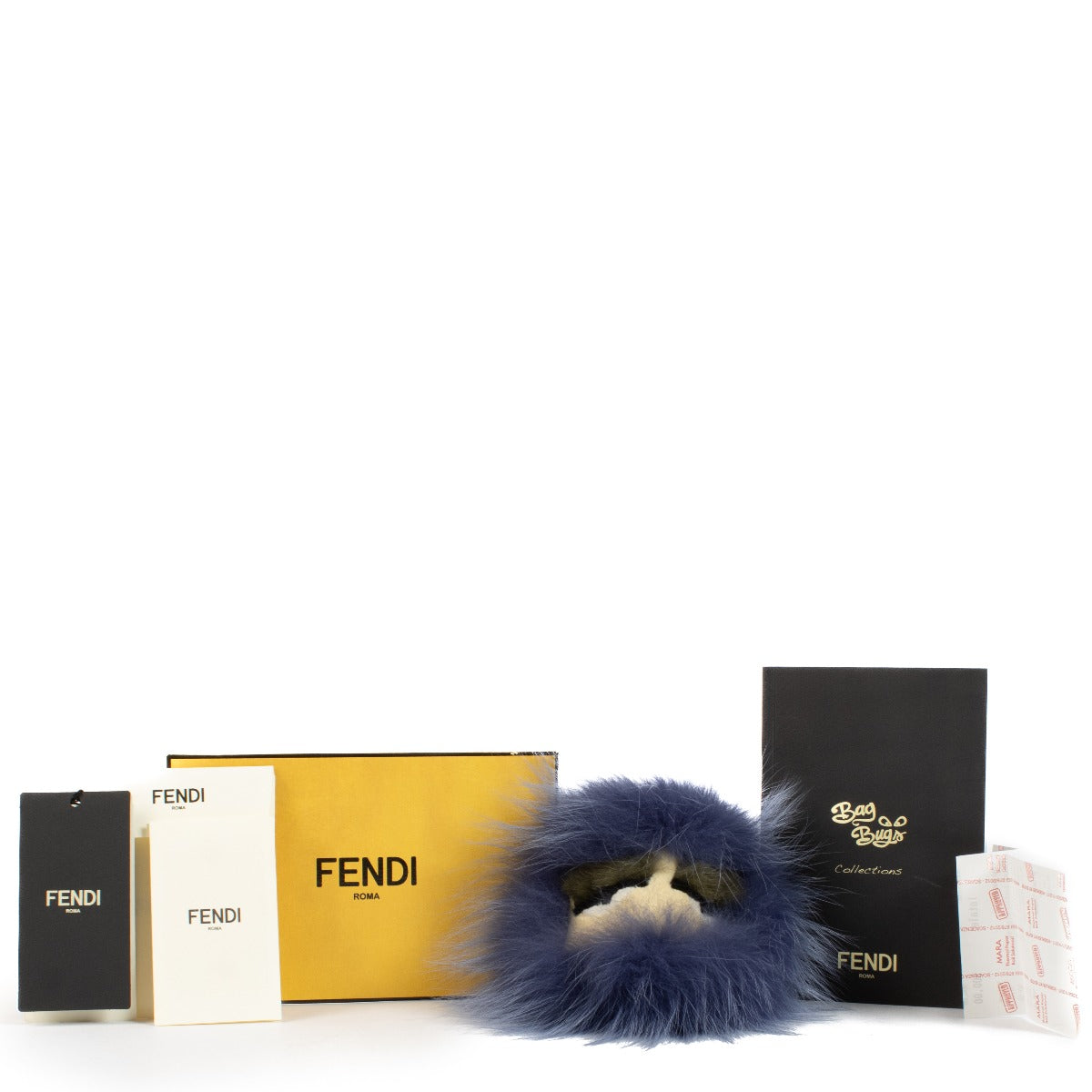shop 100% authentic second hand Fendi Blue Bag Bug Charm on Labellov.com