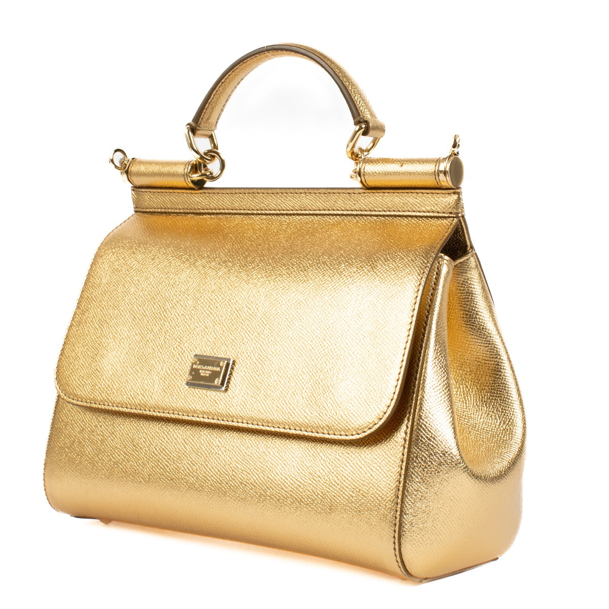 shop 100% authentic second hand Dolce & Gabbana Gold Sicily Bag on Labellov.com