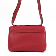 Buy an authentic second-hand Gucci Red Leather GG Crossbody Bag in very good condition at Labellov in Antwerp.