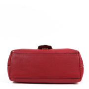 Buy an authentic second-hand Gucci Red Leather GG Crossbody Bag in very good condition at Labellov in Antwerp.