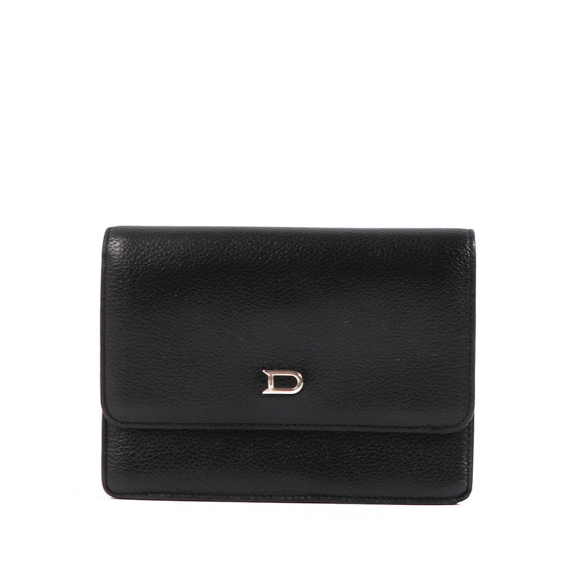 Shop safe online at Labellov in Antwerp this 100% authentic second hand Delvaux Black Leather Wallet