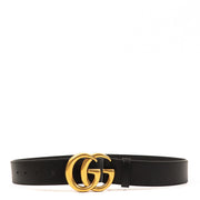 Shop safe online at Labellov in Antwerp this 100% authentic second hand Gucci Black Leather GG Marmont Belt - size 95