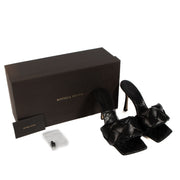 Bottega Veneta Black Lido Mule Sandals