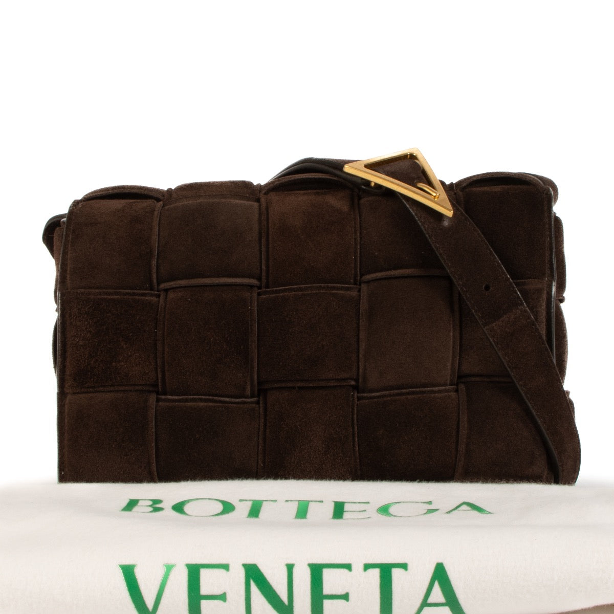 shop 100% authentic second hand Bottega Veneta Fondant Suede Padded Cassette Bag on Labellov.com