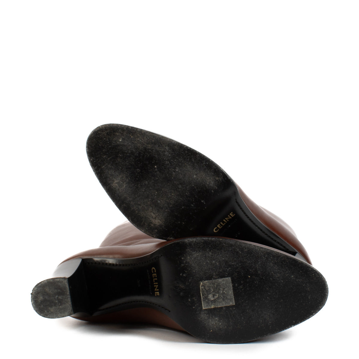 Celine Brown Leather Boots - size 38