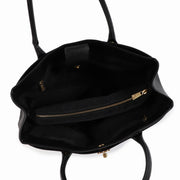 Buy an authentic second-hand Chanel Black Deerskin Executive Cerf Tote Bag in very good condition at Labellov in Antwerp.