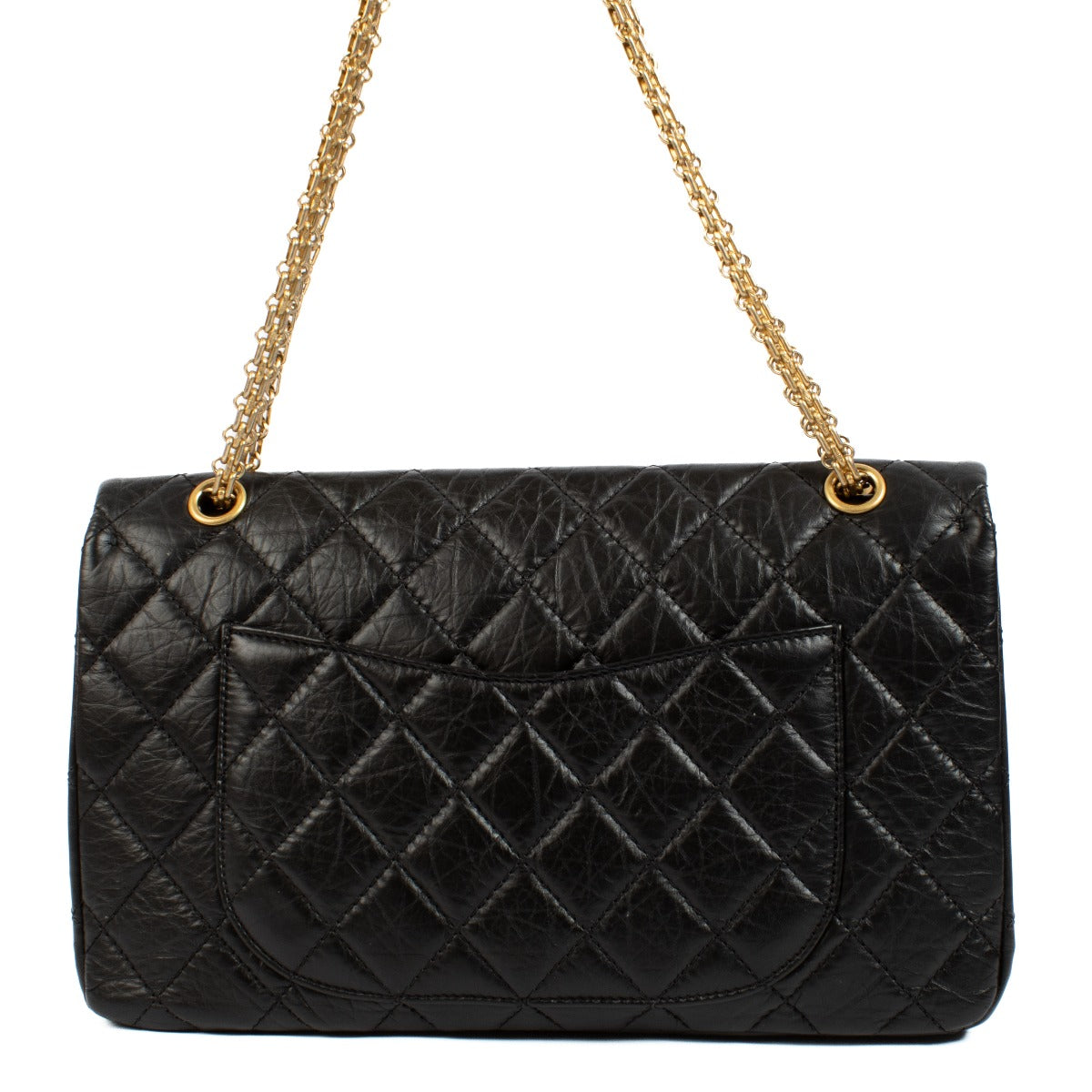 Sac Chanel Maxi 2.55 en veau vieilli noir