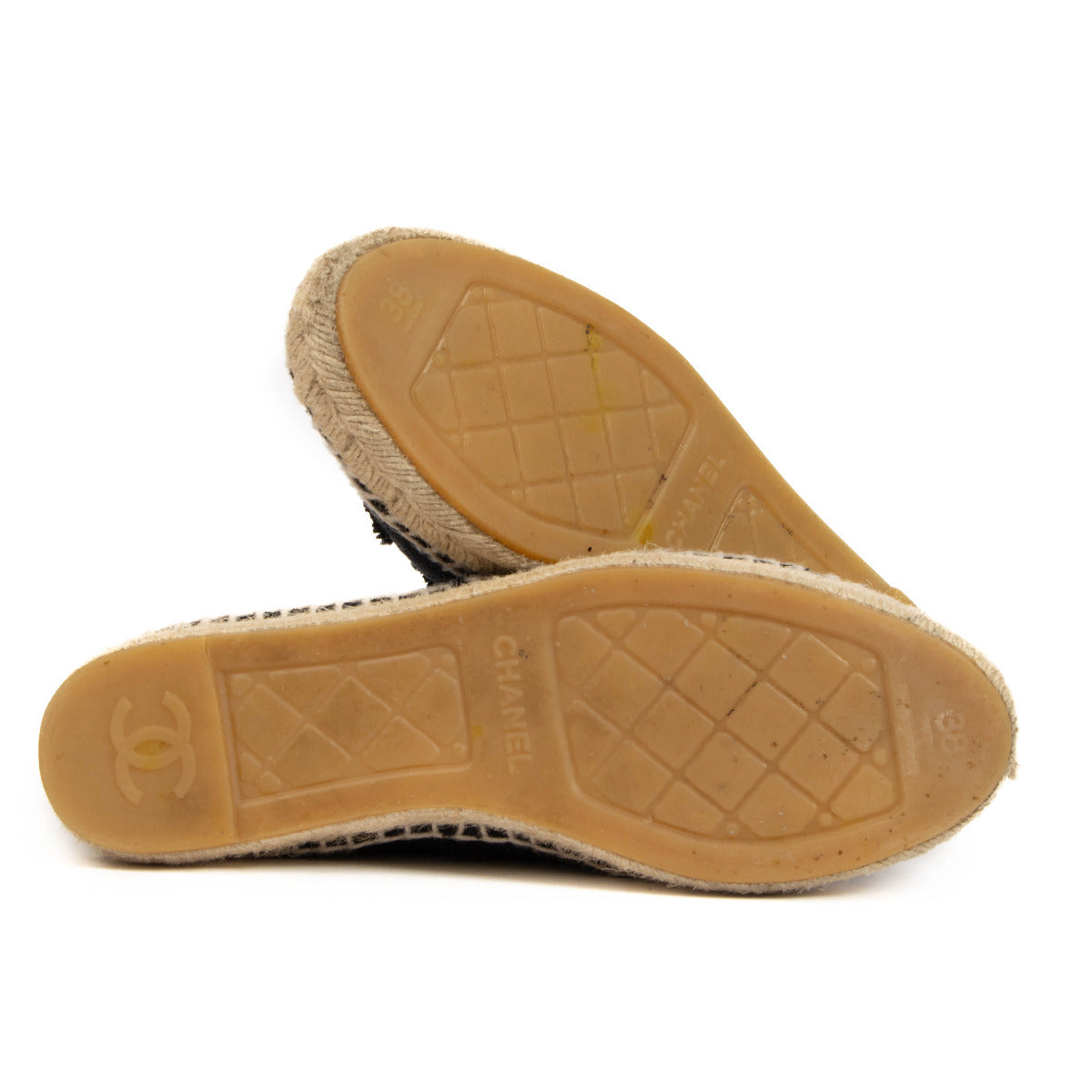 Chanel Black Espadrilles - size 38