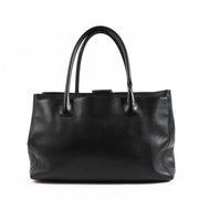 Buy an authentic second-hand Chanel Black Deerskin Executive Cerf Tote Bag in very good condition at Labellov in Antwerp.