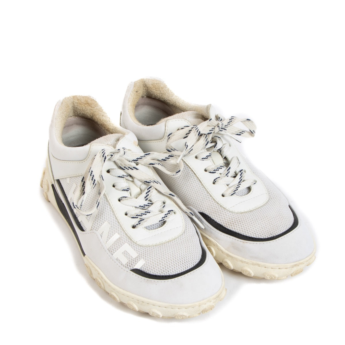 Chanel 19C White Tennis Sneakers