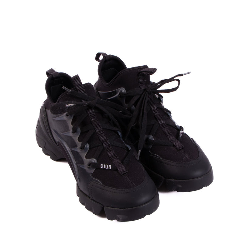 Christian Dior Zwarte D-Connect Sneakers - maat 38