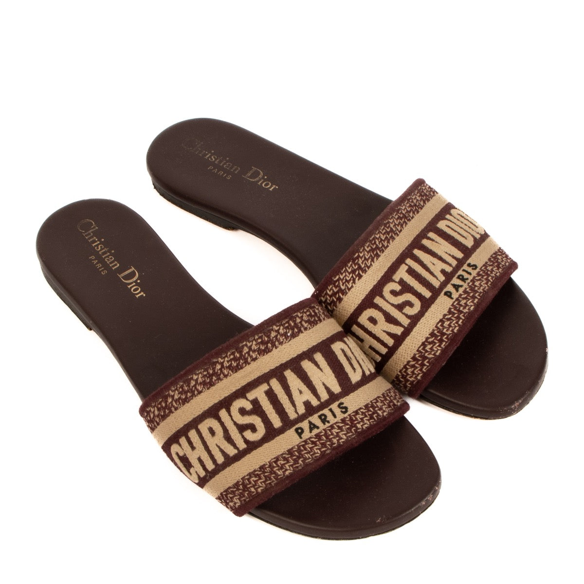 Shop 100% authentic second-hand Christian Dior Oblique D-way Mules in size 38 on Labellov.com