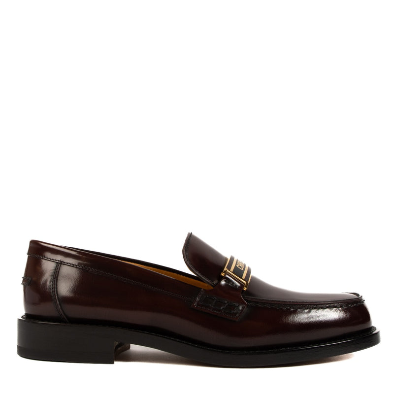 Shop 100% authentic second-hand Christian Dior Burgundy Leather Boy Loafers in size 37.5 on Labellov.com