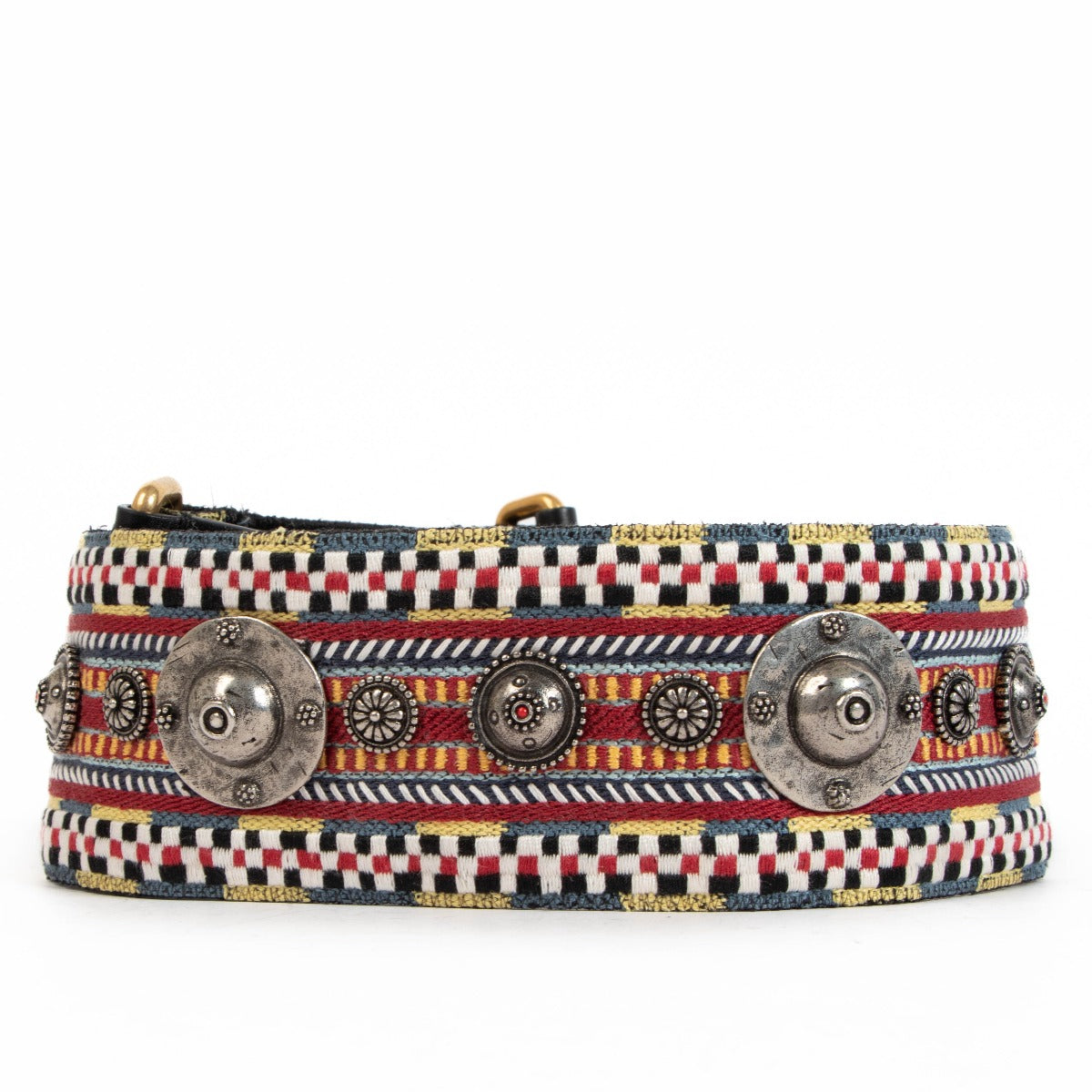 Christian Dior Medaillon Embroidery Bag Strap
