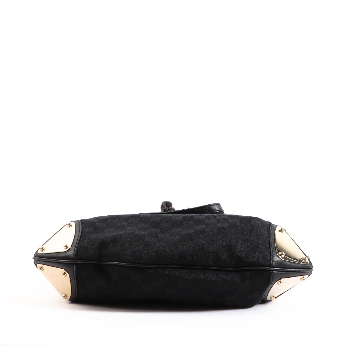 Sac à bandoulière moyen Gucci Indy Babouska en toile GG noire