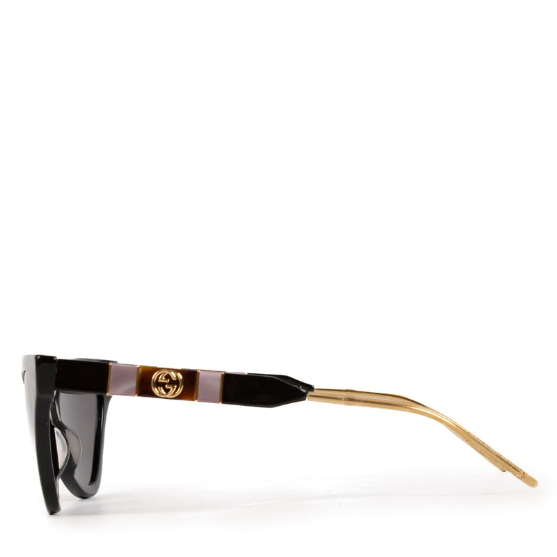 Gucci GG0597 Black Cat Eye Sunglasses