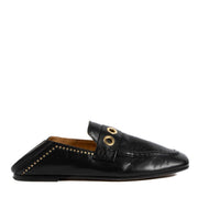 Loafer, Mules, Isabel Marant, Eyelet, Black, Leather, Preloved, Labellov, Antwerp, Knokke