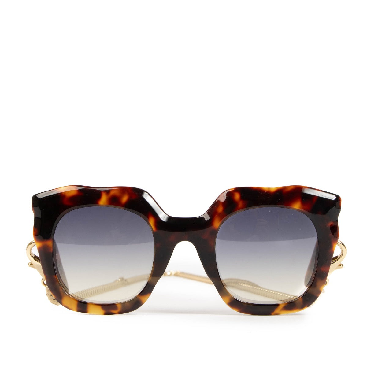 Shop safe online at Labellov in Antwerp, Brussels and Knokke these 100% authentic second hand Laurence dAri Devoted Havana Twice Glasses