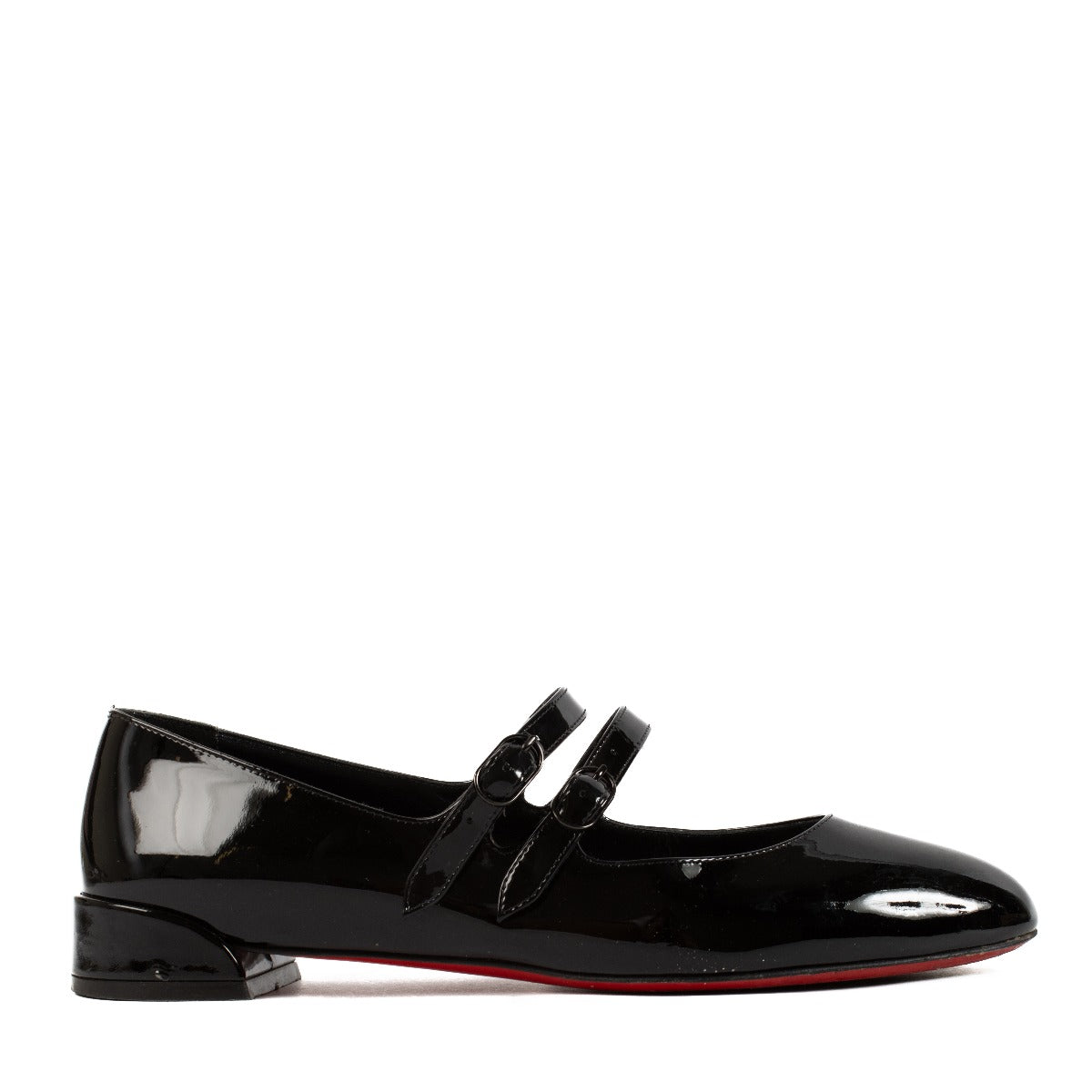 Shop 100% authentic secondhand Christian Louboutin Black Patent Sweet Jane Flats - Size 38 on Labellov.com