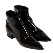 Sergio Rossi Black Patent Leather Ankle Boots for the best price at Labellov secondhand luxury in Antwerp. We buy and sell your preloved designer bags for the best price.