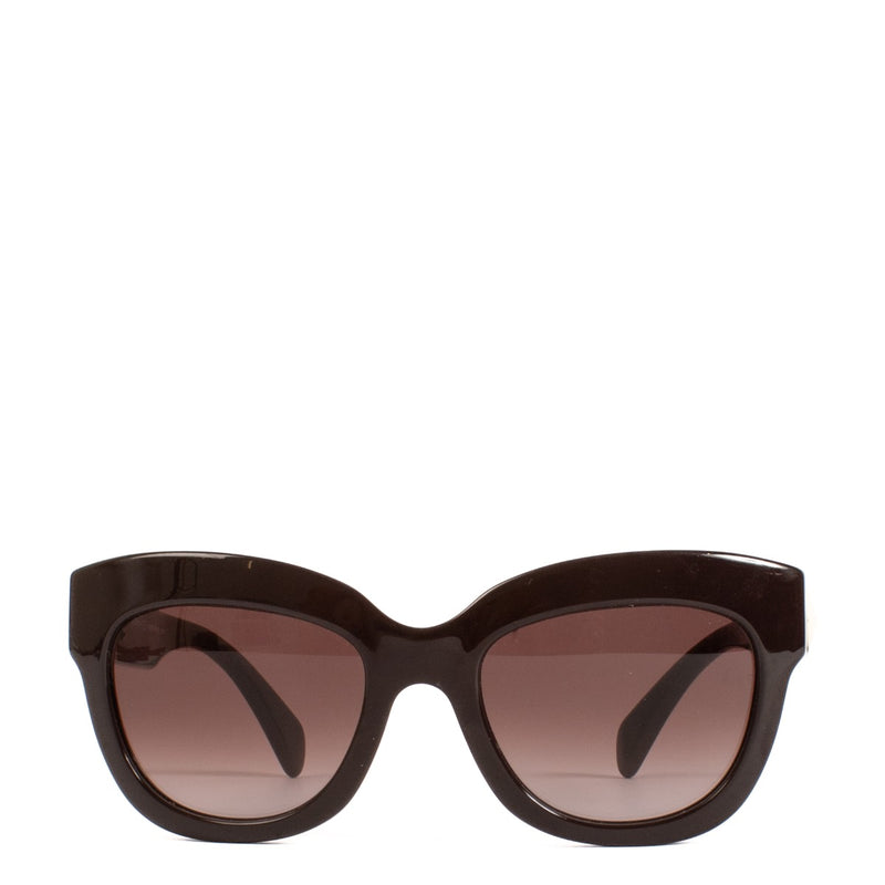 Valentino V693S Maroon Roman Stud Sunglasses