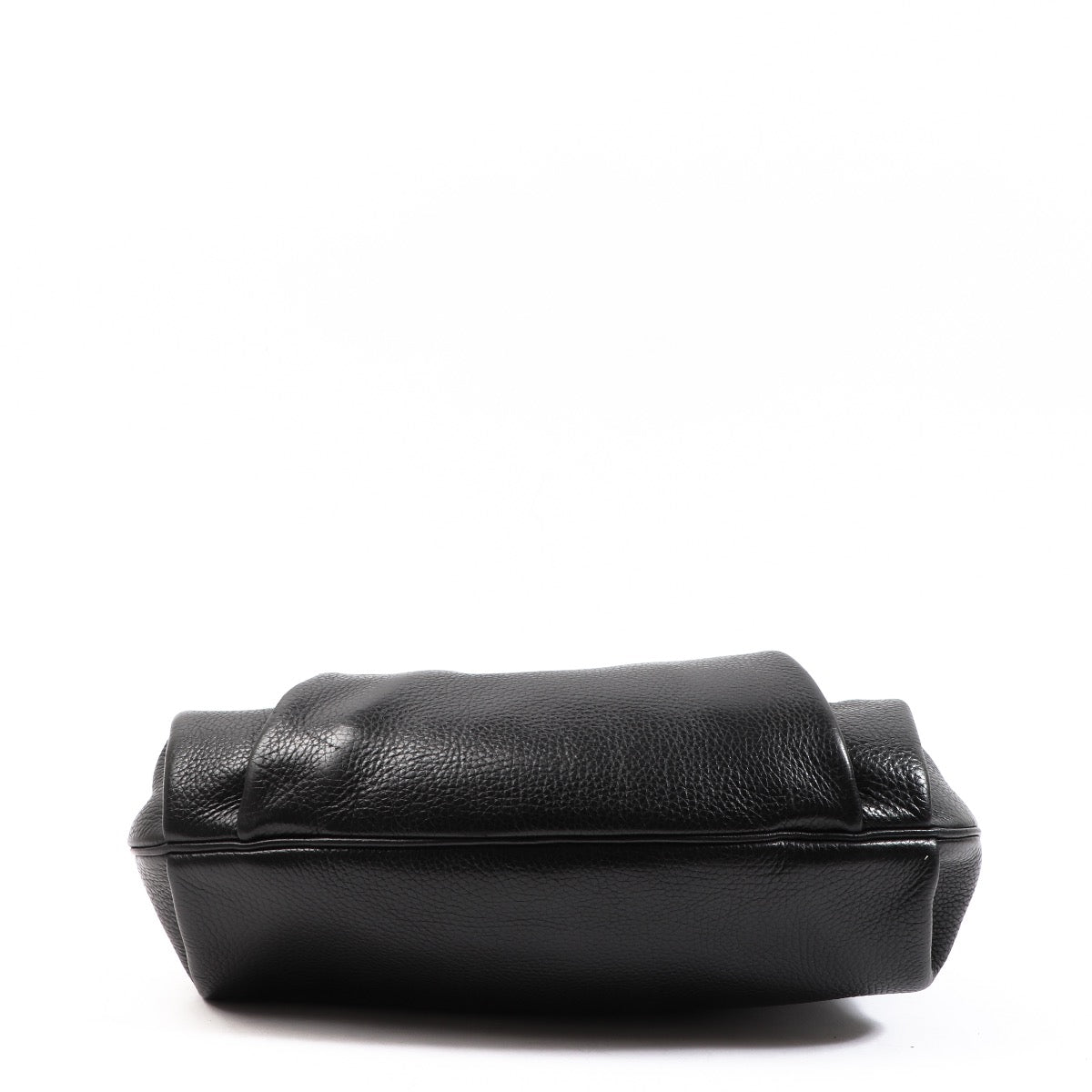 Delvaux Zwart Leren Faust Schoudertas
