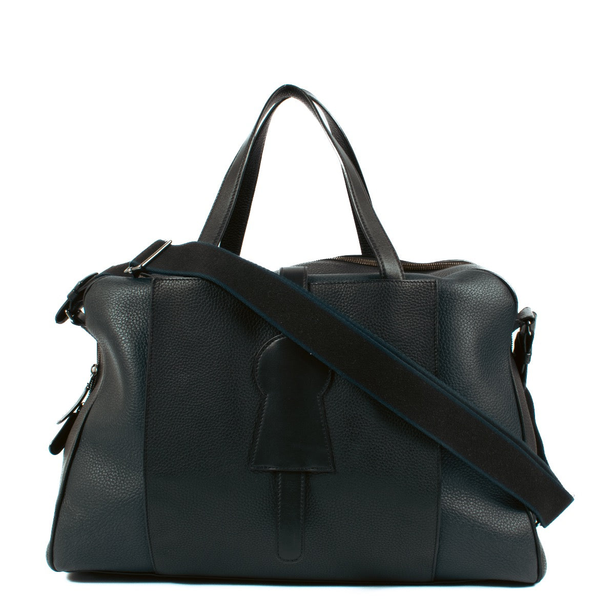 shop 100% authentic second hand Delvaux Navy Black Taurillon Soft Magritte Bag on Labellov.com