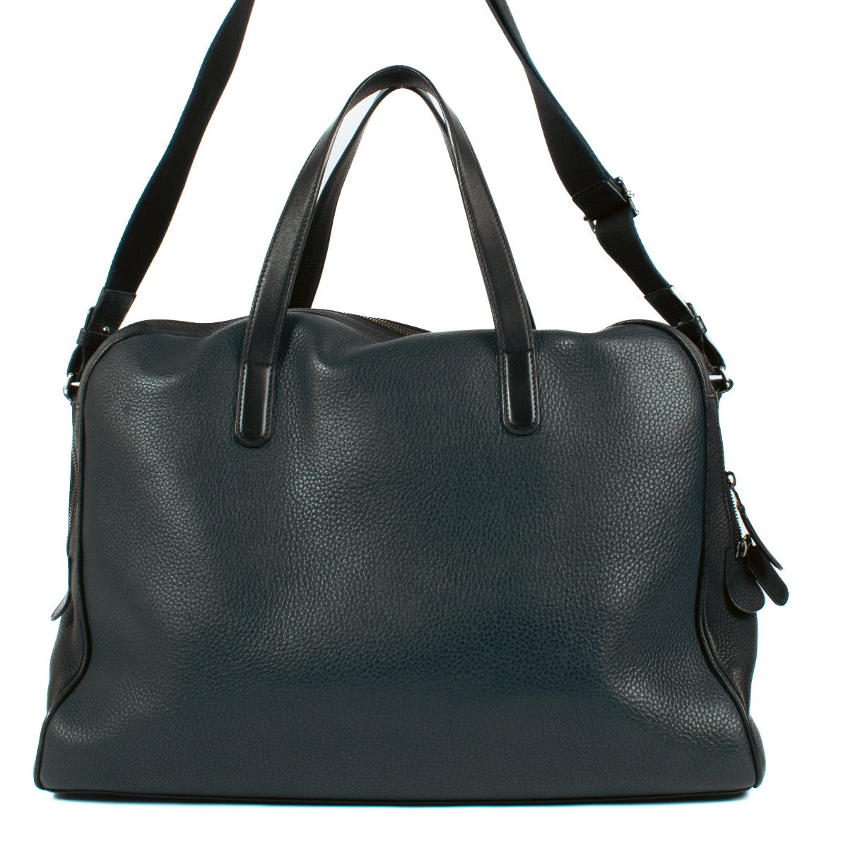 shop 100% authentic second hand Delvaux Navy Black Taurillon Soft Magritte Bag on Labellov.com