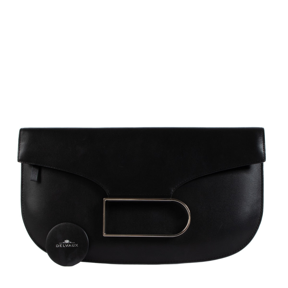 Shop 100% authentic secondhand Delvaux Black Box Calf Double Je Clutch on Labellov.com