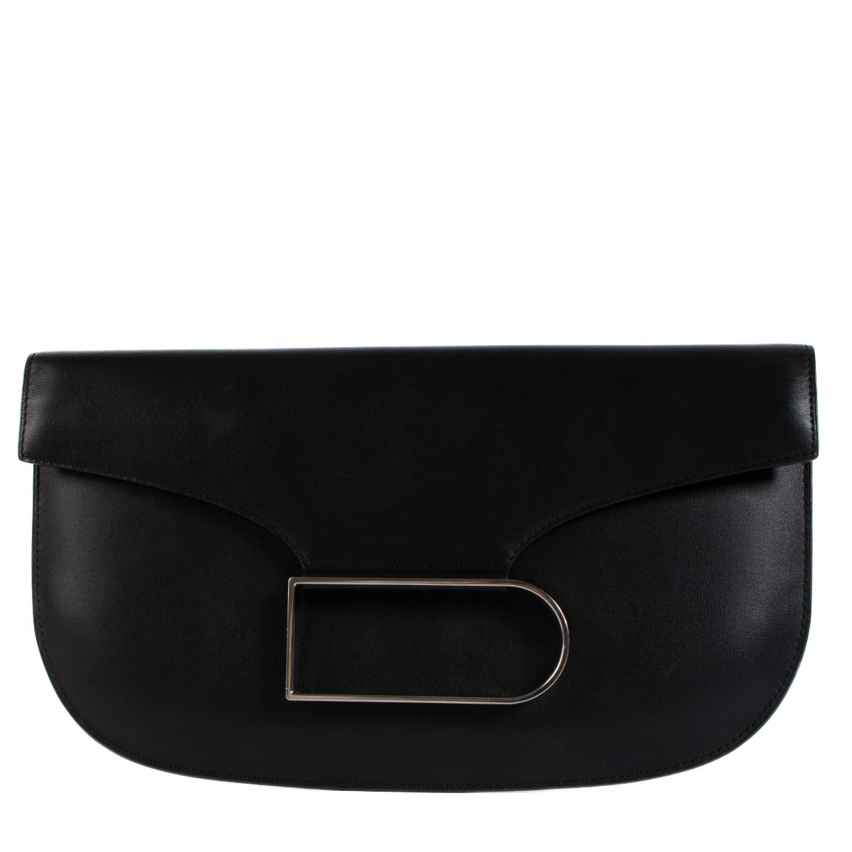 Shop 100% authentic secondhand Delvaux Black Box Calf Double Je Clutch on Labellov.com
