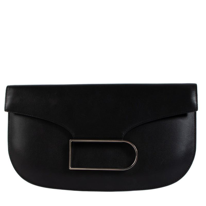 Shop 100% authentic secondhand Delvaux Black Box Calf Double Je Clutch on Labellov.com
