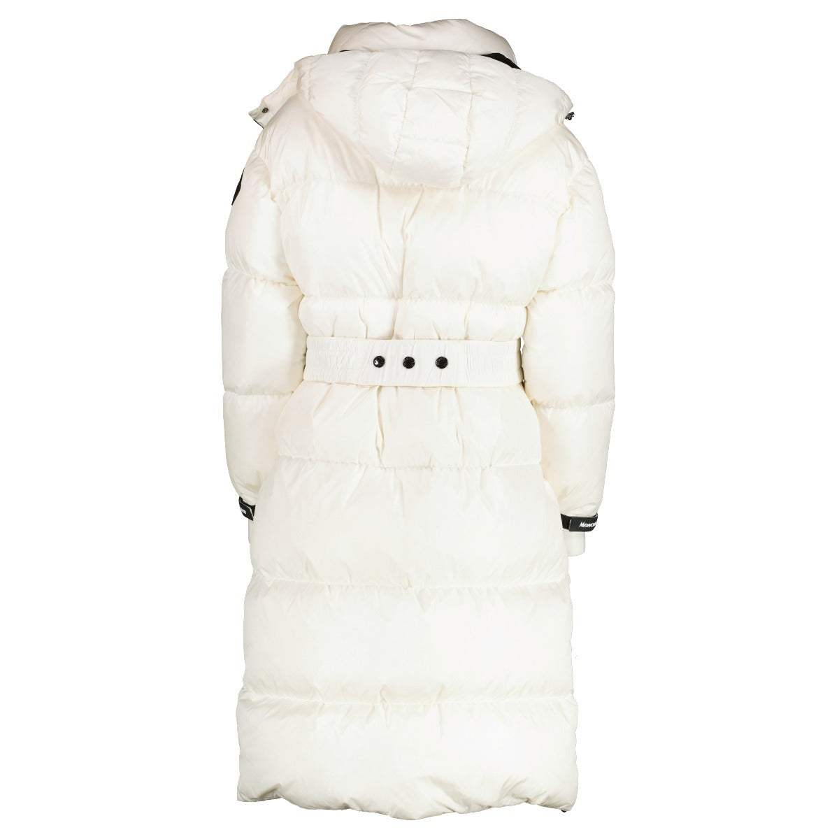 Moncler White Tiam Down Coat